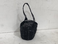 192 X STONE THE CROWS BASKET - BLACK - DIA 7CM - TOTAL RRP £960