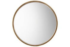 HIGGINS ROUND MIRROR ANTIQUE GOLD 800X800MM - ITEM NO. 227872 - RRP £ 209