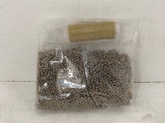 24 X STONE THE CROWS GLASS BEADS KIT - ANT. GOLD - SQ 14CM - TOTAL RRP £72