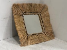 18 X STONE THE CROWS SMALL SQUARE GRASSES MIRROR - TOTAL RRP £774