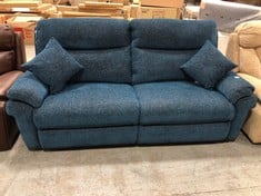 LA-Z-BOY TAMLA 3 SEATER POWER RECLINER SOFA IN FLORENCE TEAL - RRP £1799