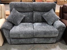 LA-Z-BOY PITTSBURGH 2 SEATER POWER RECLINER SOFA IN MERIDIAN COAL FABRIC - RRP £1050