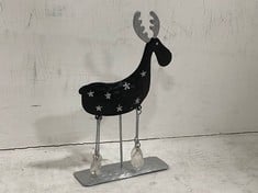 84 X STONE THE CROWS SM WOBBLY REINDEER ON PLINTH - HT 19CMS - TOTAL RRP £420