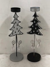 78 X STONE THE CROWS S/2 TALL XMAS TREE T'LIGHT HOLDERS - HT 27CMS - TOTAL RRP £624