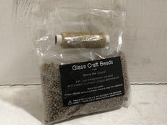 72 X STONE THE CROWS GLASS BEADS KIT - IVORY - SQ 14CM - TOTAL RRP £216