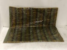 120 X STONE THE CROWS LARGE ORGANZA CUSHION COVER - GREEN - SQ 60CM - TOTAL RRP £1200