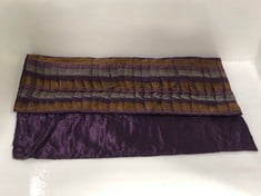 120 X STONE THE CROWS LARGE ORGANZA CUSHION COVER - PURPLE - SQ 60CM - TOTAL RRP £1200