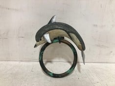 24 X STONE THE CROWS TOWEL RING - DOLPHIN - DIAMETER 13CM - TOTAL RRP £672