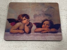 100 X STONE THE CROWS RAPHAEL ANGELS - MOUSE MAT - WIDTH 24CM - TOTAL RRP £400