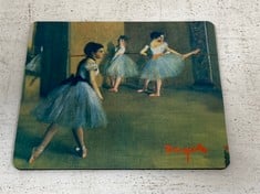 100 X STONE THE CROWS DEGAS BALLET CLASS - MOUSE MAT - WIDTH 24CM - TOTAL RRP £400