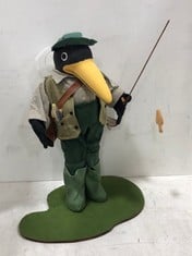 4 X STONE THE CROWS FRED - FISHERMAN-HEIGHT 46CM - TOTAL RRP £240