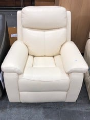 LA-Z-BOY DAYTONA POWER RECLINER ARMCHAIR IN COOL CREAM