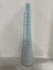 6 X STONE THE CROWS EX.LARGE STEM VASE - PASTEL MINT - (H) 60 X (W) 15 X (D) 15 CM - TOTAL RRP £420