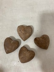 192 X STONE THE CROWS SMALL HEART - WTH 5CM - TOTAL RRP £384