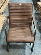 NKUKU WAMMA LEATHER DESK CHAIR IN BROWN - PRODUCT CODE. WC0301 - RRP £495