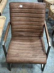 NKUKU WAMMA LEATHER DESK CHAIR IN BROWN - PRODUCT CODE. WC0301 - RRP £495