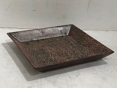 248 X STONE THE CROWS LARGE SQUARE DISH - SQ 17CM - TOTAL RRP £2480