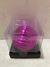 36 X STONE THE CROWS LARGE RIBBED CANDLE - FUCHSIA - DIA 9CM - TOTAL RRP £360