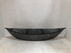 4 X STONE THE CROWS SMALL WALL SHELVED BOAT - HGT 73CMS - TOTAL RRP £220