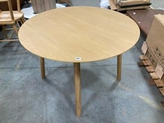 LULE ROUND DINING TABLE IN NATURAL - ITEM NO. 539506