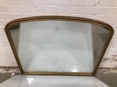 NKUKU ALMORA LARGE ARCHED MIRROR IN GOLD - RRP £550