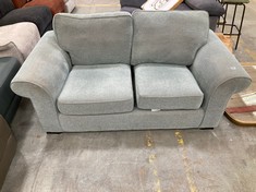 ASHFORD 2 SEATER SOFA IN CHERUB DUCK EGG ALL OVER