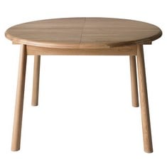 WYCOMBE ROUND EXTENDING TABLE 1100/1550X1100X750MM - ITEM NO. 224413 - RRP £1249