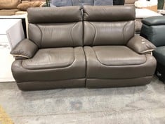 LA-Z-BOY RALEIGH 3 SEATER POWER RECLINER SOFA WITH HEAD TILT IN COTSWOLD LEATHER - RRP £1699