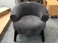 ARDO ARMCHAIR ANTHRACITE 890X850X720MM - ITEM NO. 520405 - RRP £ 1199.95