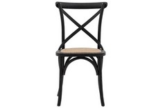 CAFE CHAIR BLACK/RATTAN (2PK) - ITEM NO. 872730 - RRP £ 474.95