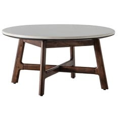 BARCELONA ROUND COFFEE TABLE 800X800X400MM - ITEM NO. 006511 - RRP £ 625