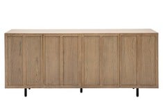 PANELLED 4 DOOR LARGE SIDEBOARD IN NATURAL - ITEM NO. 530558 - RRP £1000