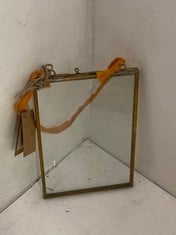 5 X NKUKU KIKO BRASS FRAME - ANTIQUE BRASS - 4 X 6 PORTRAIT KF0401 TOTAL RRP- £100