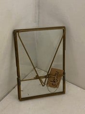 4 X NKUKU DANTA ANTIQUE BRASS FRAME - ANTIQUE BRASS - 4 X 6" CF0201