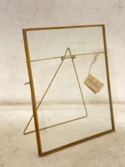 4 X NKUKU DANTA ANTIQUE BRASS FRAME - ANTIQUE BRASS 8 X 10" CF0203 TOTAL RRP- £100