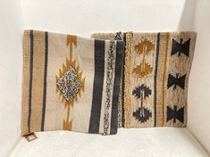 3 X NKUKU TUSSI AMI CUSHION COVERS 50 X 50CM NATURAL TC3901 TOTAL RRP- £195