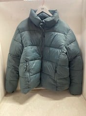 IETS FRANS PUFFER JACKET TEAL SIZE XL