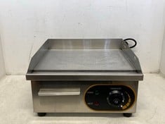 COMMERCIAL ELECTRIC GRIDDLE 36X38CM 1500W RRP- £311.99