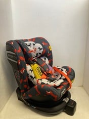 COSATTO ALL-INALL ROTATE 0+/1/2/3 ISOFIX CAR SEAT CHARCOAL MISTER FOX CT4856 RRP- £199.95