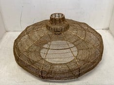 NKUKU MUKINI WIRE LAMP SHADE - ANTIQUE BRASS - ONE SIZE ML4601 RRP- £140