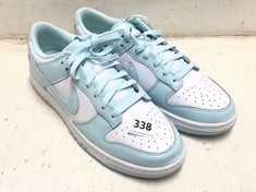 NIKE DUNK LOW RETRO TRAINERS WHITE/GLACIER BLUE SIZE 11.5 RRP- £110