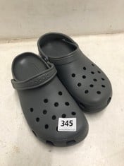 CROCS CLASSIC CLOGS SLATE GREY SIZE M9/W10