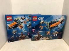 2 X LEGO CITY DEEP SEA EXPLORER SUBMARINE SET (60379)-TOTAL RRP £190