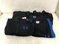 4 X SPORTS CLOTHING TO INCLUDE UNDER ARMOUR CHALLENGER TRACKSUIT TOP IN UK SIZE LG