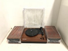 FENTON RECORD PLAYER IN LIGHT WOOD RP165-RRP £119