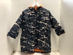 REGATTA GREAT OUTDOORS KIDS CAMO PUFFER COAT SIZE 5-9 YRS