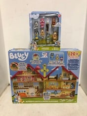 BLUEY ULTIMATE LIGHT & SOUND PLAYHOUSE SET TO INCLUDE BLUEY'S FAMILY & FRIENDS PACK