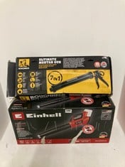 ROUGHNECK ULTIMATE MORTAR GUN TO INCLUDE EINHELL EXPERT PLUS CORDLESS LEAF BLOWER