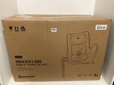 MAXI-COSI MICA ECO I-SIZE CAR SEAT IN COLOUR AUTHENTIC BLACK-RRP £250