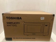 TOSHIBA MICROWAVE OVEN IN SILVER (ML-EM23P SS)